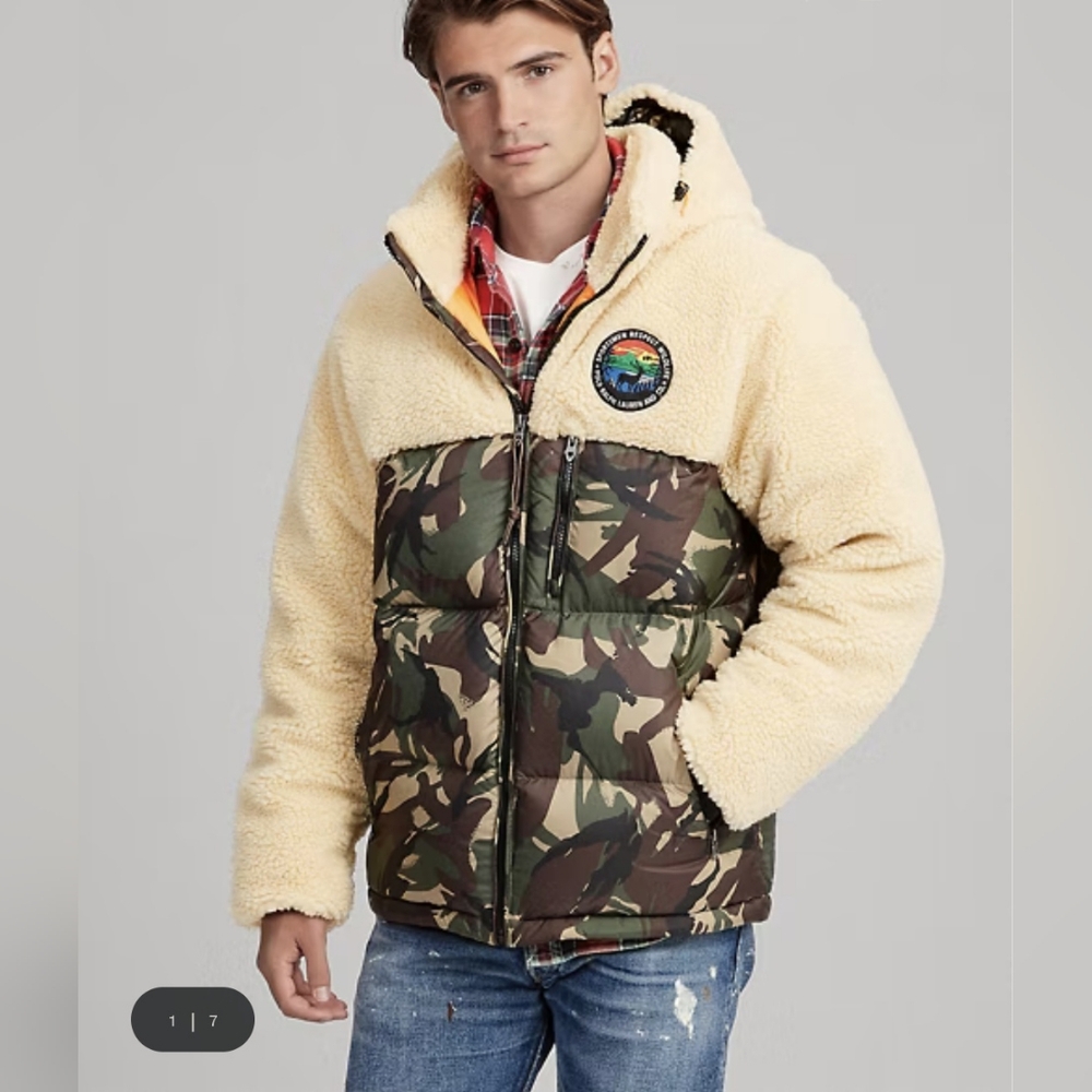 Ralph Lauren Panelled Down Coat